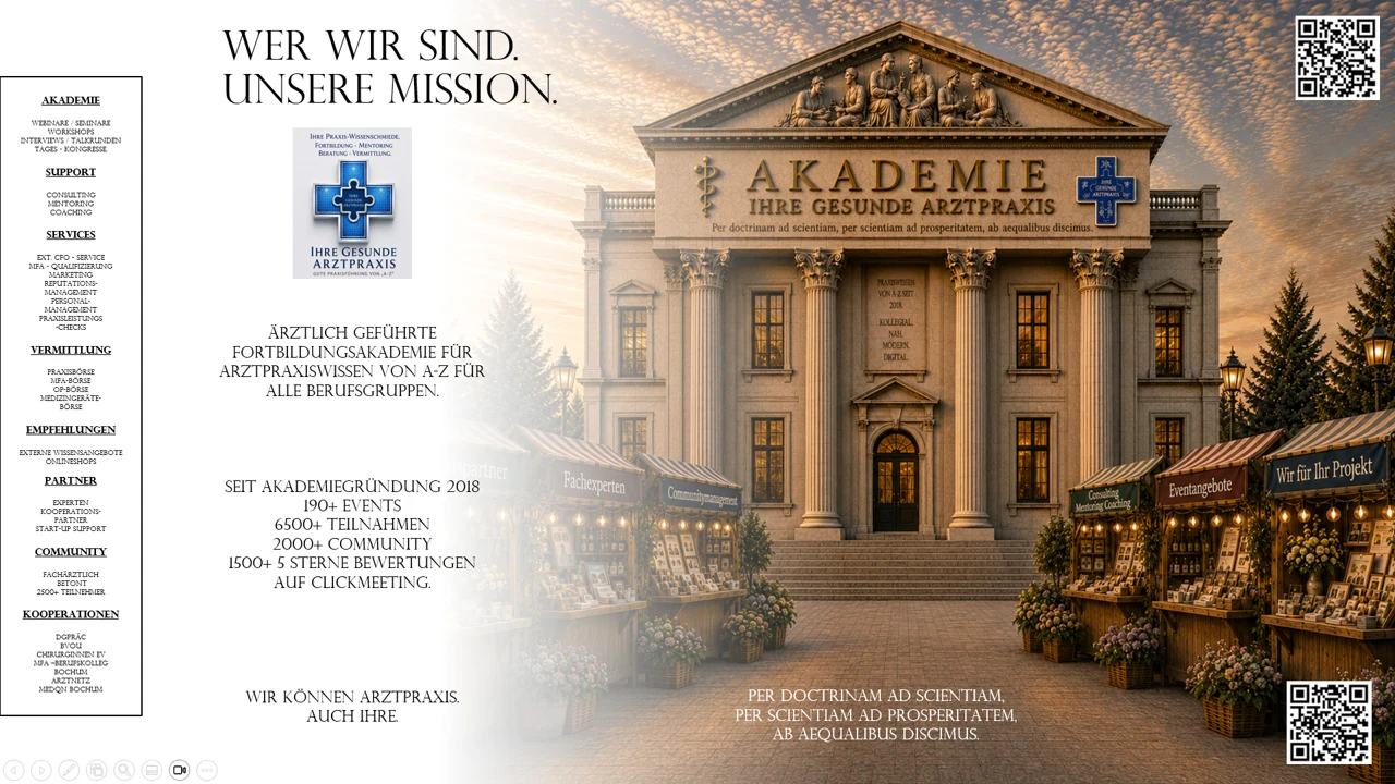 Akademie Ihre gesunde Arztpraxis